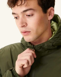 Doudoune Reversible A Capuche Army/Kaki Clair Bergen*JOTT Hot