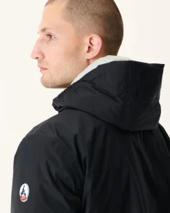 Doudoune Reversible A Capuche Noir/Gris Clair Bergen*JOTT Cheap