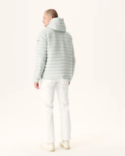 Doudoune Reversible A Capuche Noir/Gris Clair Bergen*JOTT Cheap