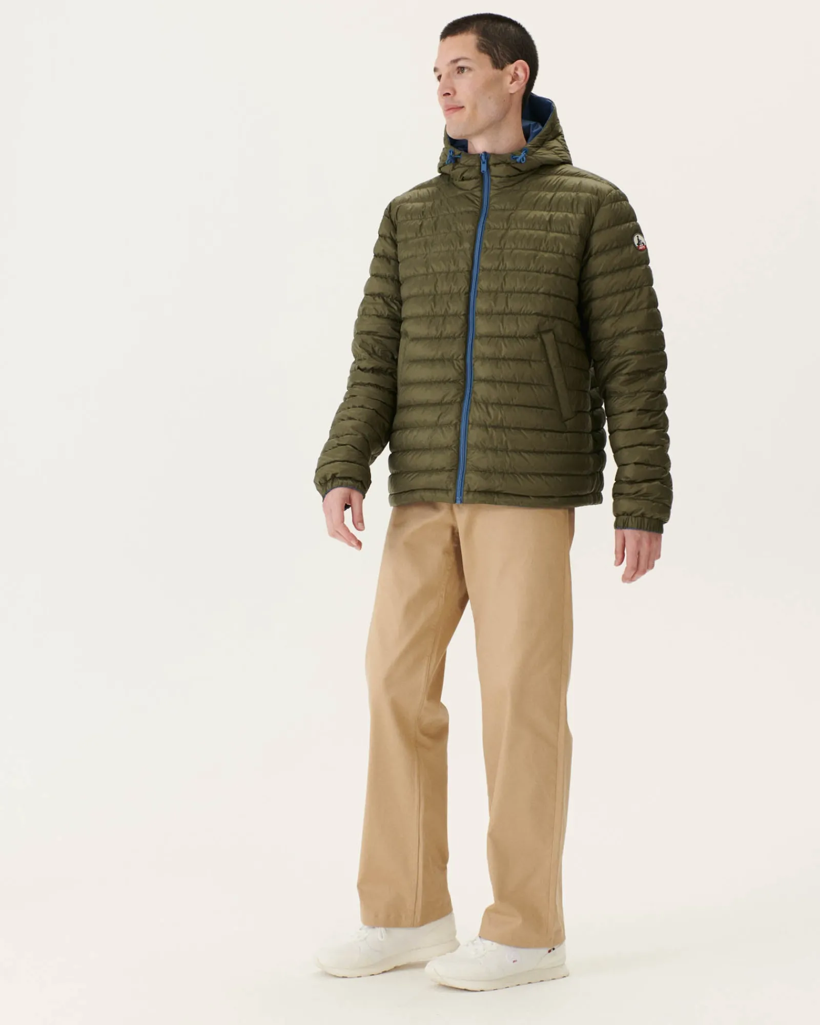 Doudoune Reversible A Capuche Bleu Jeans/Army Bergen*JOTT Discount