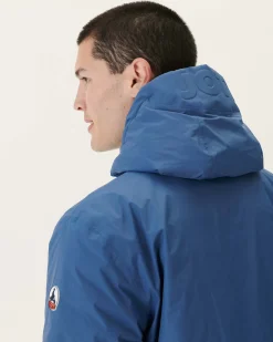 Doudoune Reversible A Capuche Bleu Jeans/Army Bergen*JOTT Discount
