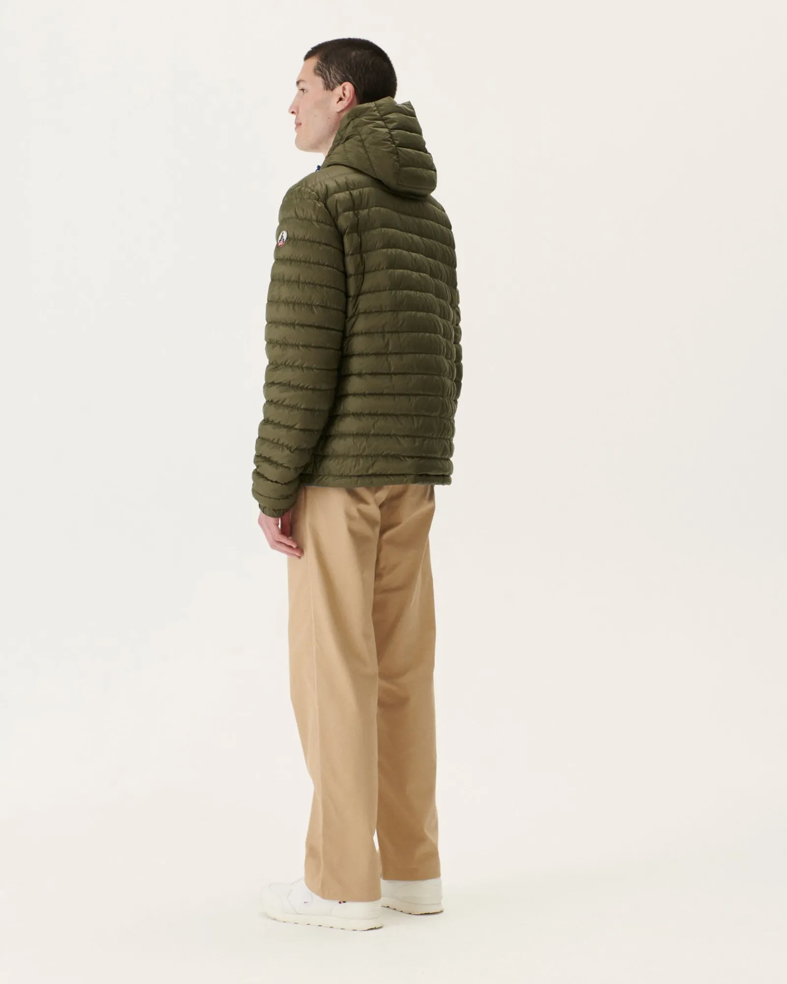 Doudoune Reversible A Capuche Bleu Jeans/Army Bergen*JOTT Discount