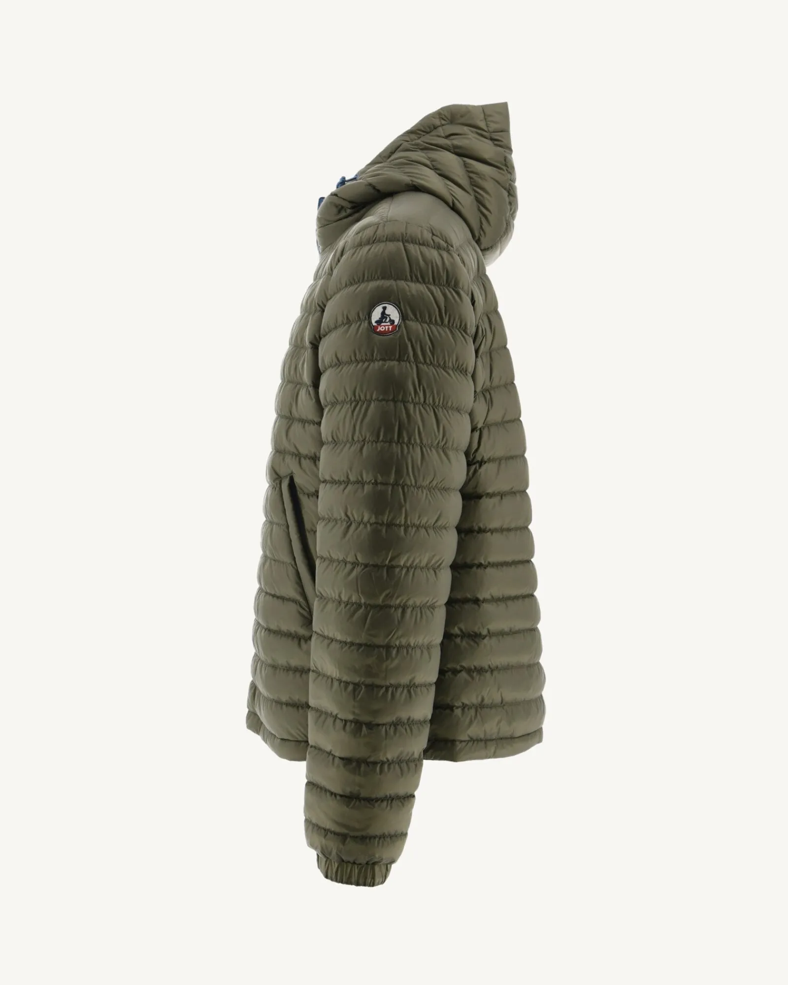 Doudoune Reversible A Capuche Bleu Jeans/Army Bergen*JOTT Discount
