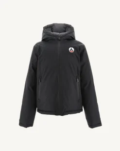 Doudoune Reversible A Capuche Grand Froid A Capuche Enfant Noir/Anthra*JOTT Best