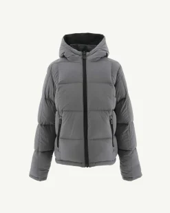 Doudoune Reversible A Capuche Grand Froid A Capuche Enfant Noir/Anthra*JOTT Best