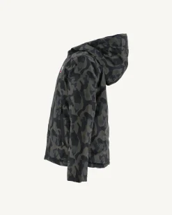Doudoune Reversible A Capuche Enfant Print Militaire/Noir Zurich*JOTT Best Sale