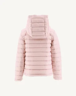 Doudoune Reversible A Capuche Enfant Noir/Rose Pale Zurich*JOTT Discount