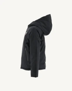 Doudoune Reversible A Capuche Enfant Noir/Rose Pale Zurich*JOTT Discount