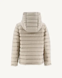 Doudoune Reversible A Capuche Enfant Noir/Beige Zurich*JOTT Fashion