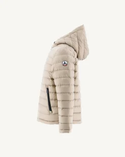 Doudoune Reversible A Capuche Enfant Noir/Beige Zurich*JOTT Fashion