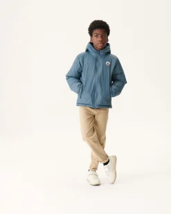 Doudoune Reversible A Capuche Grand Froid Enfant Bleu/Marine Yoko*JOTT Store