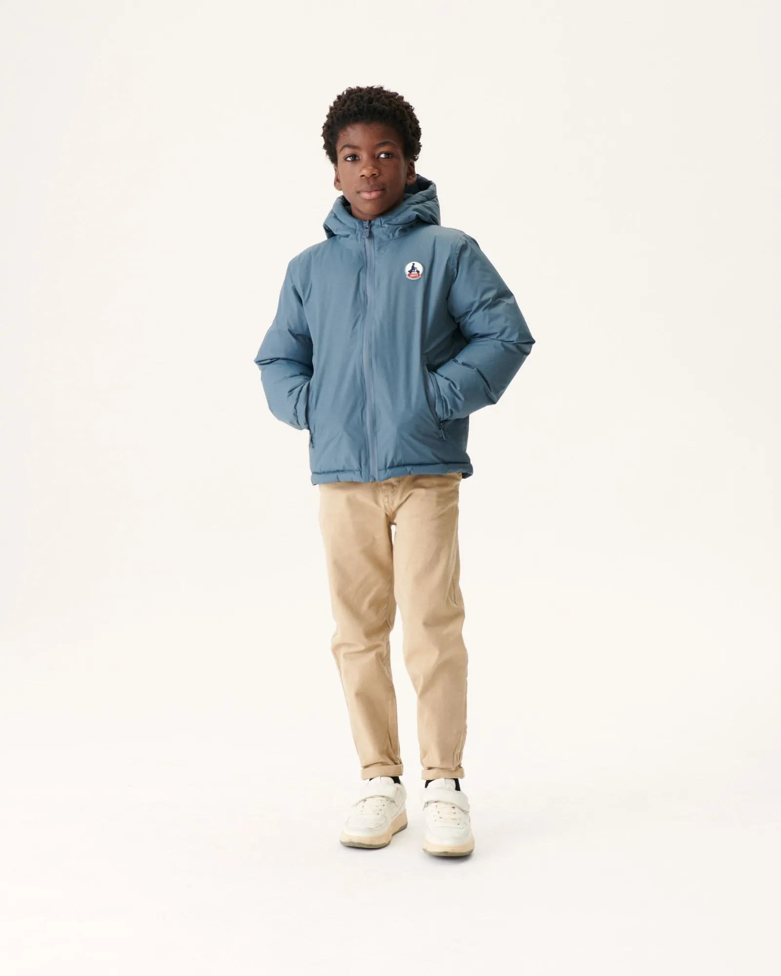 Doudoune Reversible A Capuche Grand Froid Enfant Bleu/Marine Yoko*JOTT Store