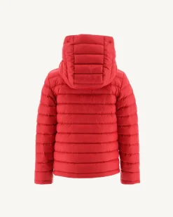 Doudoune Reversible A Capuche Enfant Marine/Rouge Zurich*JOTT New