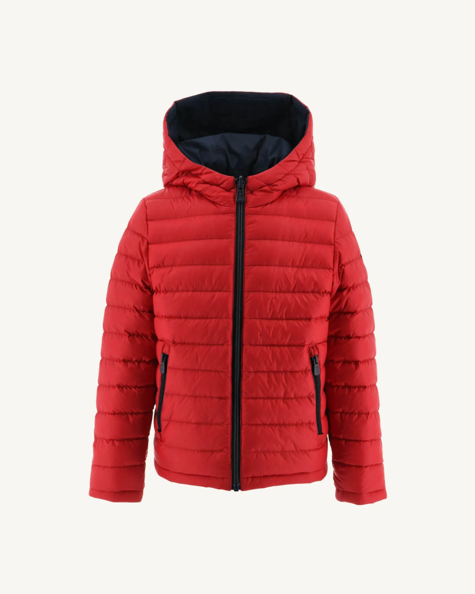 Doudoune Reversible A Capuche Enfant Marine/Rouge Zurich*JOTT New