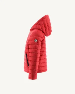 Doudoune Reversible A Capuche Enfant Marine/Rouge Zurich*JOTT New