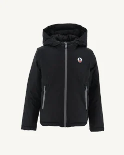Doudoune Reversible A Capuche Enfant Noir Zurich*JOTT Cheap