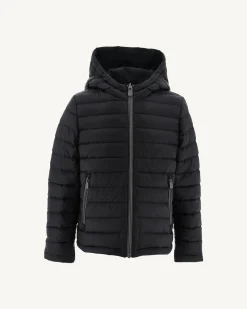 Doudoune Reversible A Capuche Enfant Noir Zurich*JOTT Cheap