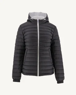 Doudoune Reversible A Capuche Blanc/Anthracite Vienne*JOTT Fashion
