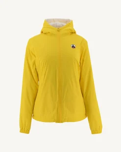 Doudoune Reversible A Capuche Ultralight Citron/Ecru Kara*JOTT Discount