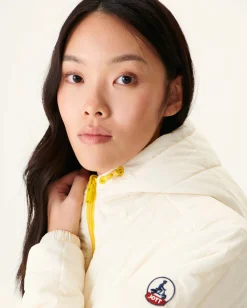 Doudoune Reversible A Capuche Ultralight Citron/Ecru Kara*JOTT Discount