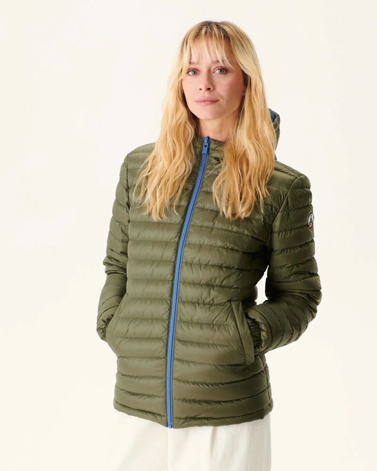 Doudoune Reversible A Capuche Bleu Jeans/Army Vienne*JOTT Store