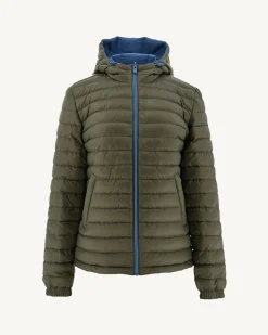 Doudoune Reversible A Capuche Bleu Jeans/Army Vienne*JOTT Store