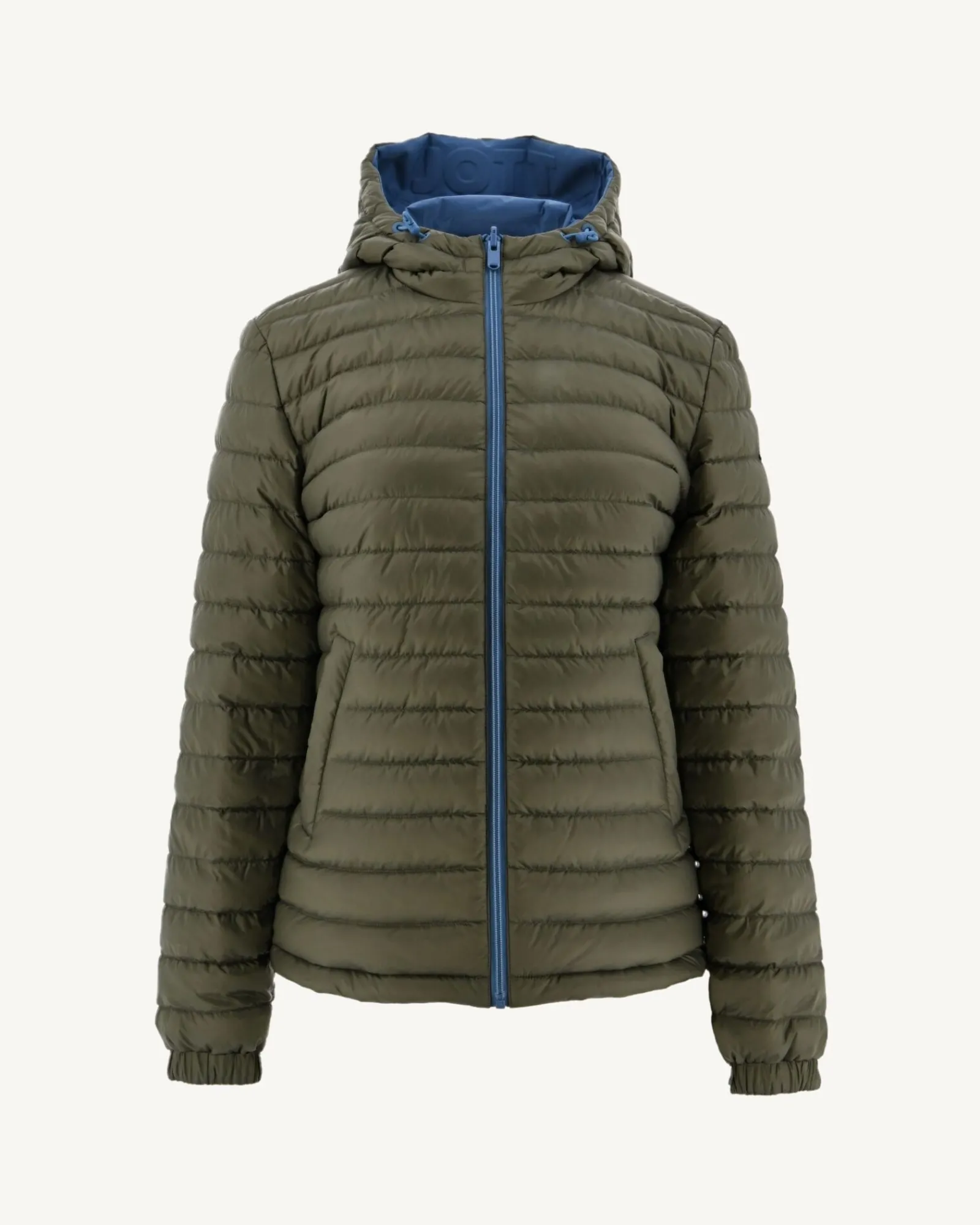 Doudoune Reversible A Capuche Bleu Jeans/Army Vienne*JOTT Store