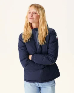 Doudoune Reversible A Capuche Marine/Rose Intense Vienne*JOTT Cheap