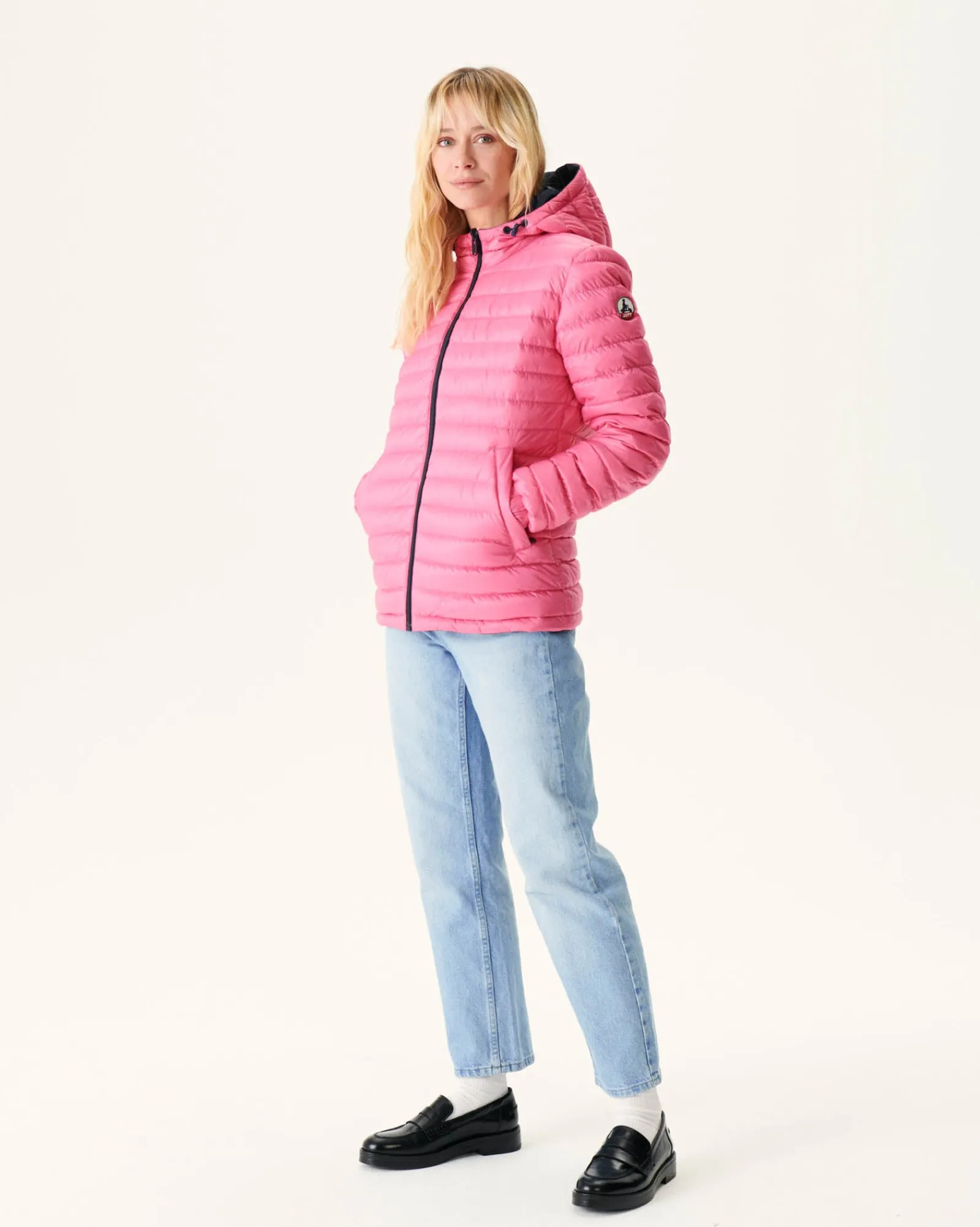 Doudoune Reversible A Capuche Marine/Rose Intense Vienne*JOTT Cheap