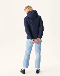 Doudoune Reversible A Capuche Marine/Rose Intense Vienne*JOTT Cheap