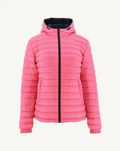 Doudoune Reversible A Capuche Marine/Rose Intense Vienne*JOTT Cheap