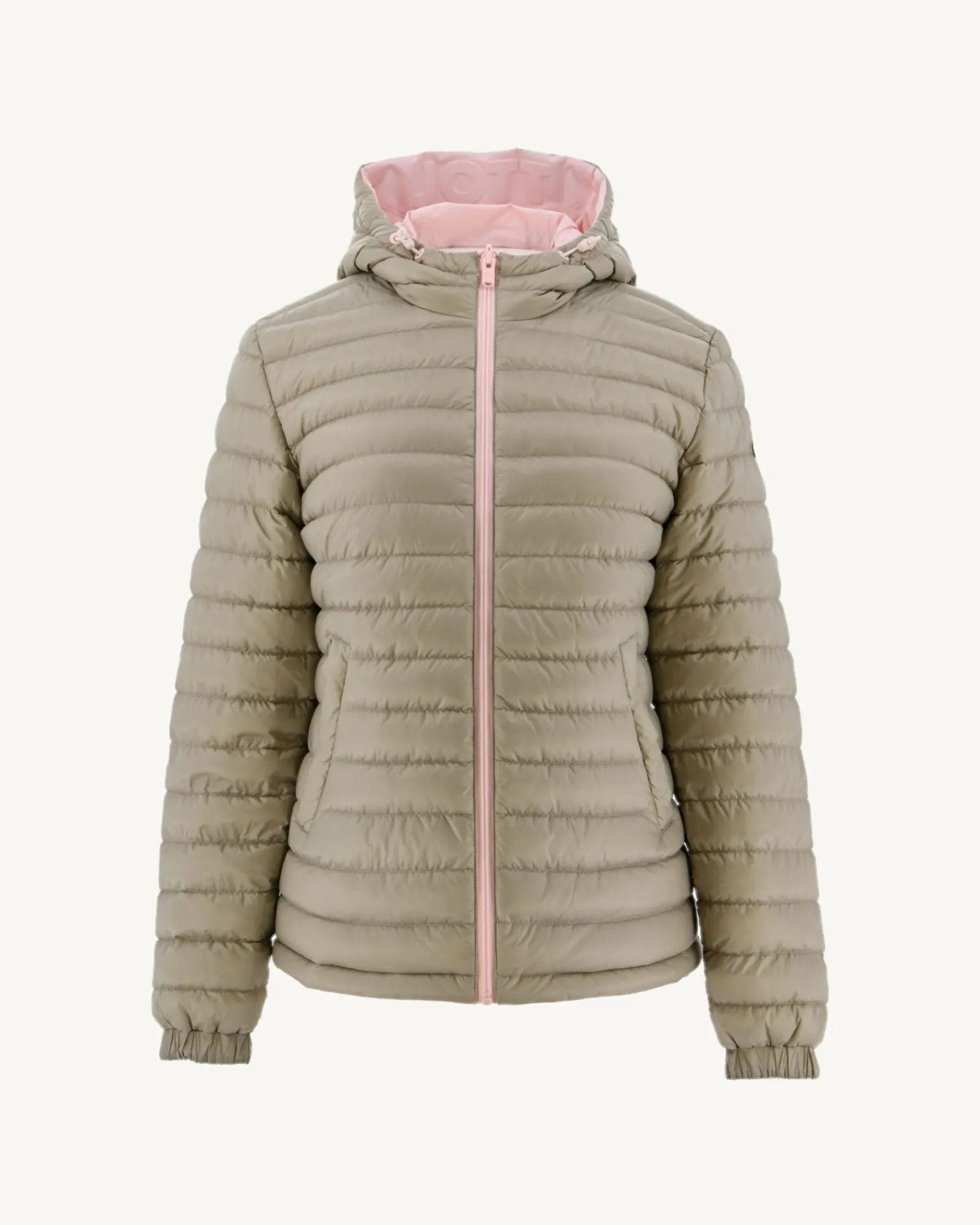 Doudoune Reversible A Capuche Rose Clair/Beige Vienne*JOTT Shop