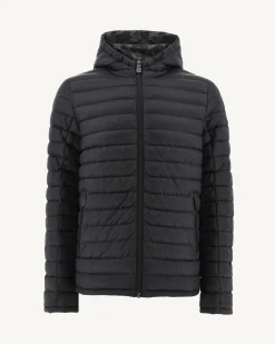 Doudoune Reversible A Capuche Print Militaire/Noir Bergen*JOTT New