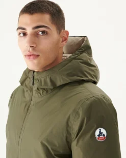 Doudoune Reversible A Capuche Grand Froid Army/Beige Toronto*JOTT Cheap