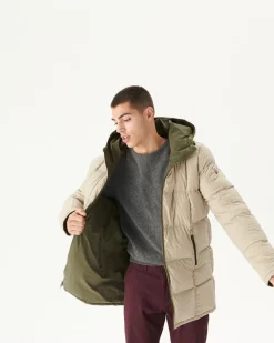Doudoune Reversible A Capuche Grand Froid Army/Beige Toronto*JOTT Cheap