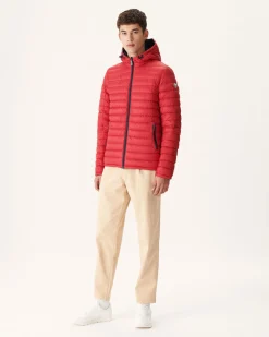 Doudoune Reversible A Capuche Marine/Rouge Bergen*JOTT Shop
