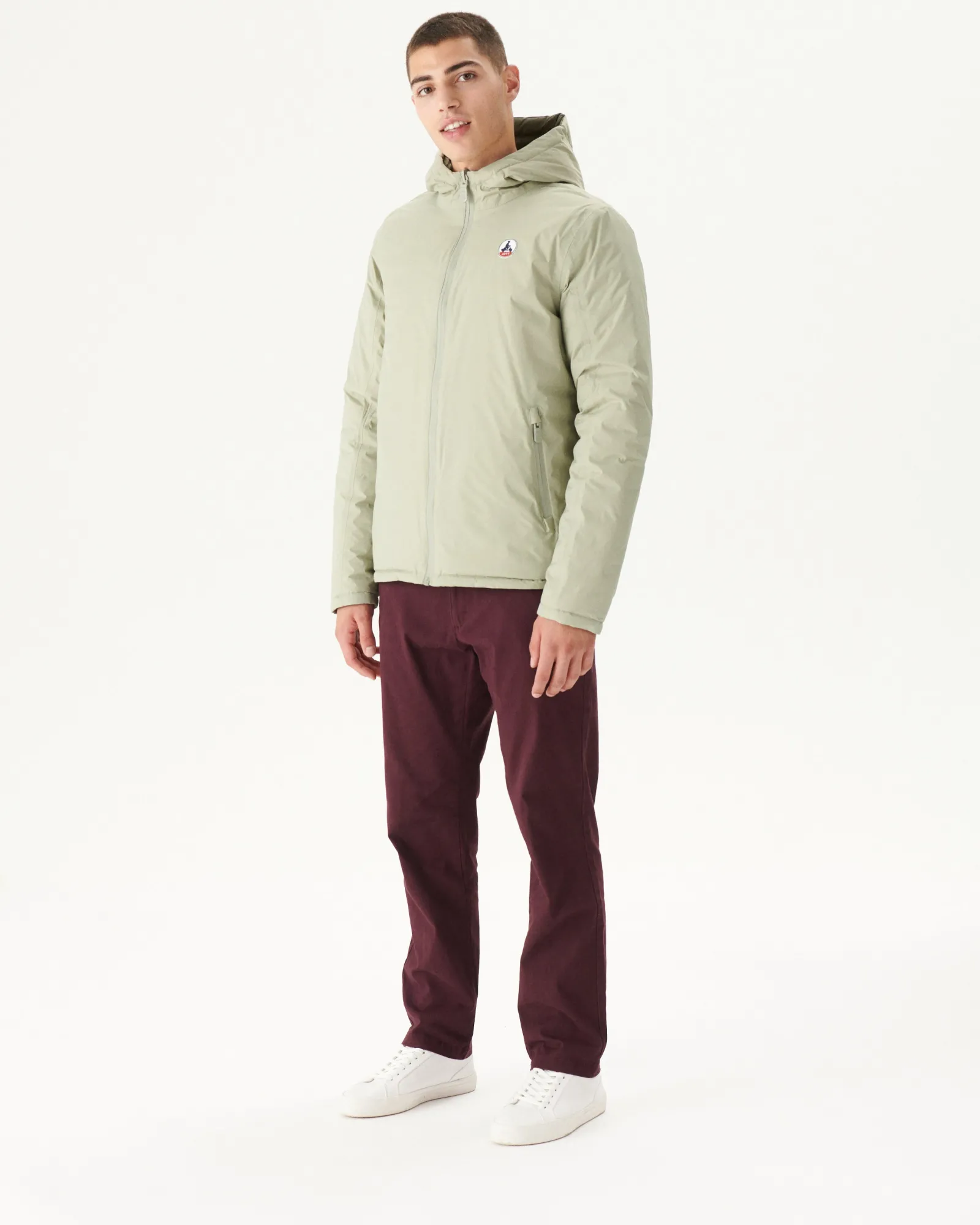 Doudoune Reversible A Capuche Sauge/Army Bergen*JOTT Flash Sale