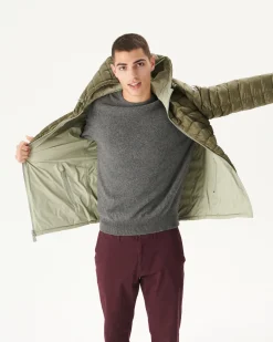 Doudoune Reversible A Capuche Sauge/Army Bergen*JOTT Flash Sale