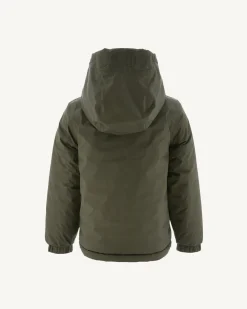 Doudoune Reversible Army/Monogram Rouge Vif Enfant Zurich*JOTT Best Sale