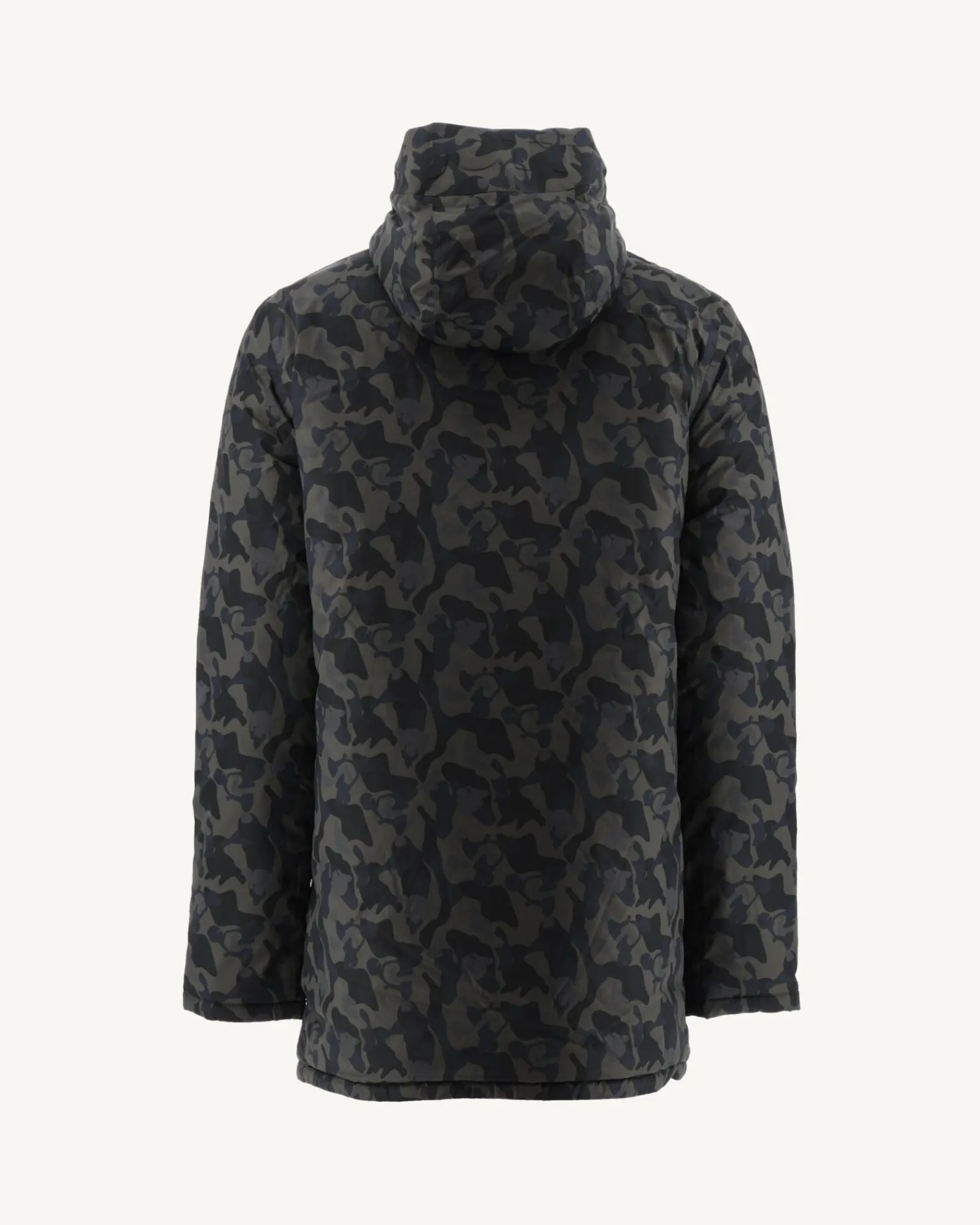 Doudoune Reversible Print Militaire/Noir Amsterdam*JOTT Store