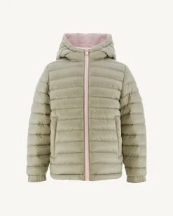 Doudoune Reversible Rose Clair/Beige Enfant Zurich*JOTT Outlet