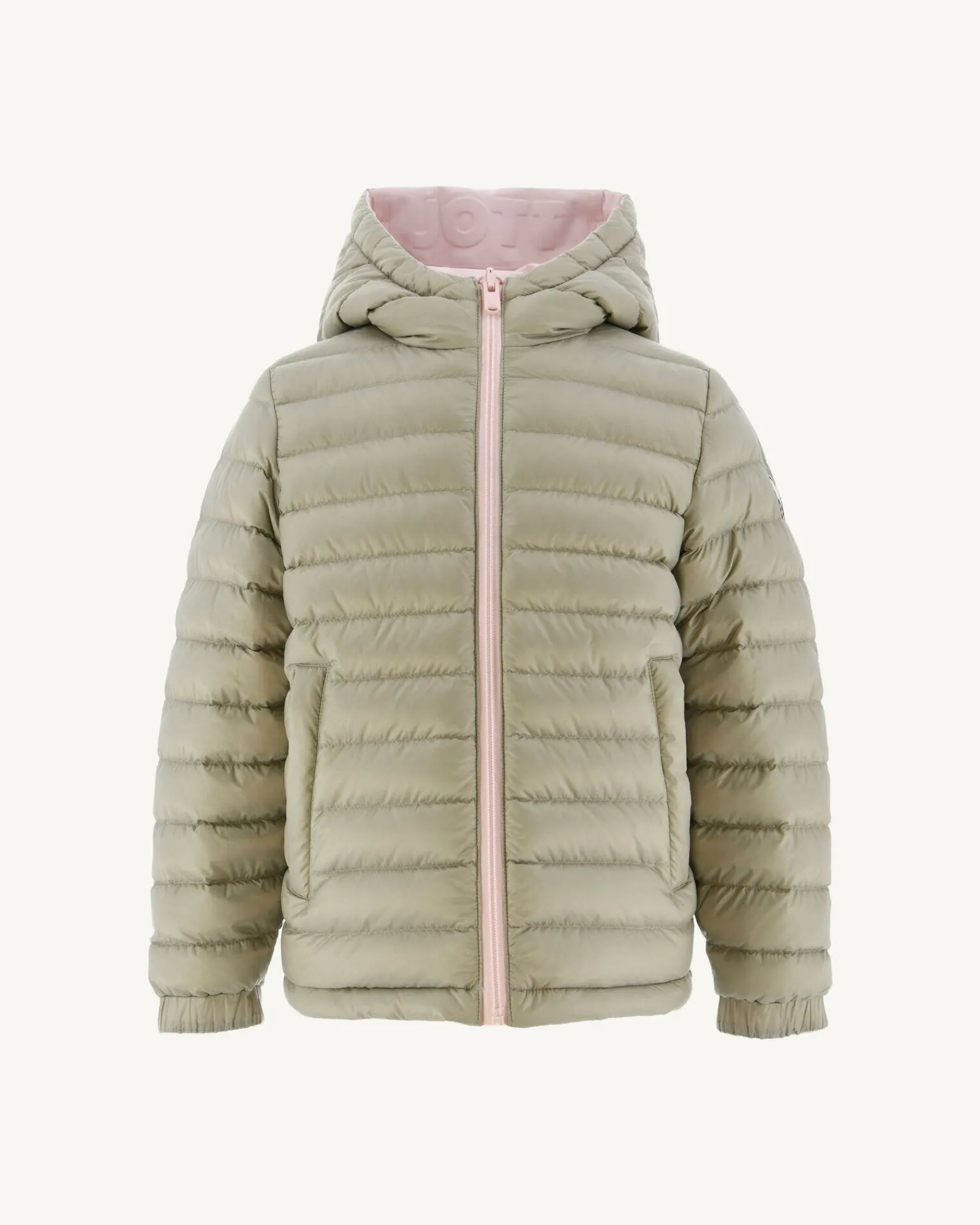 Doudoune Reversible Rose Clair/Beige Enfant Zurich*JOTT Outlet