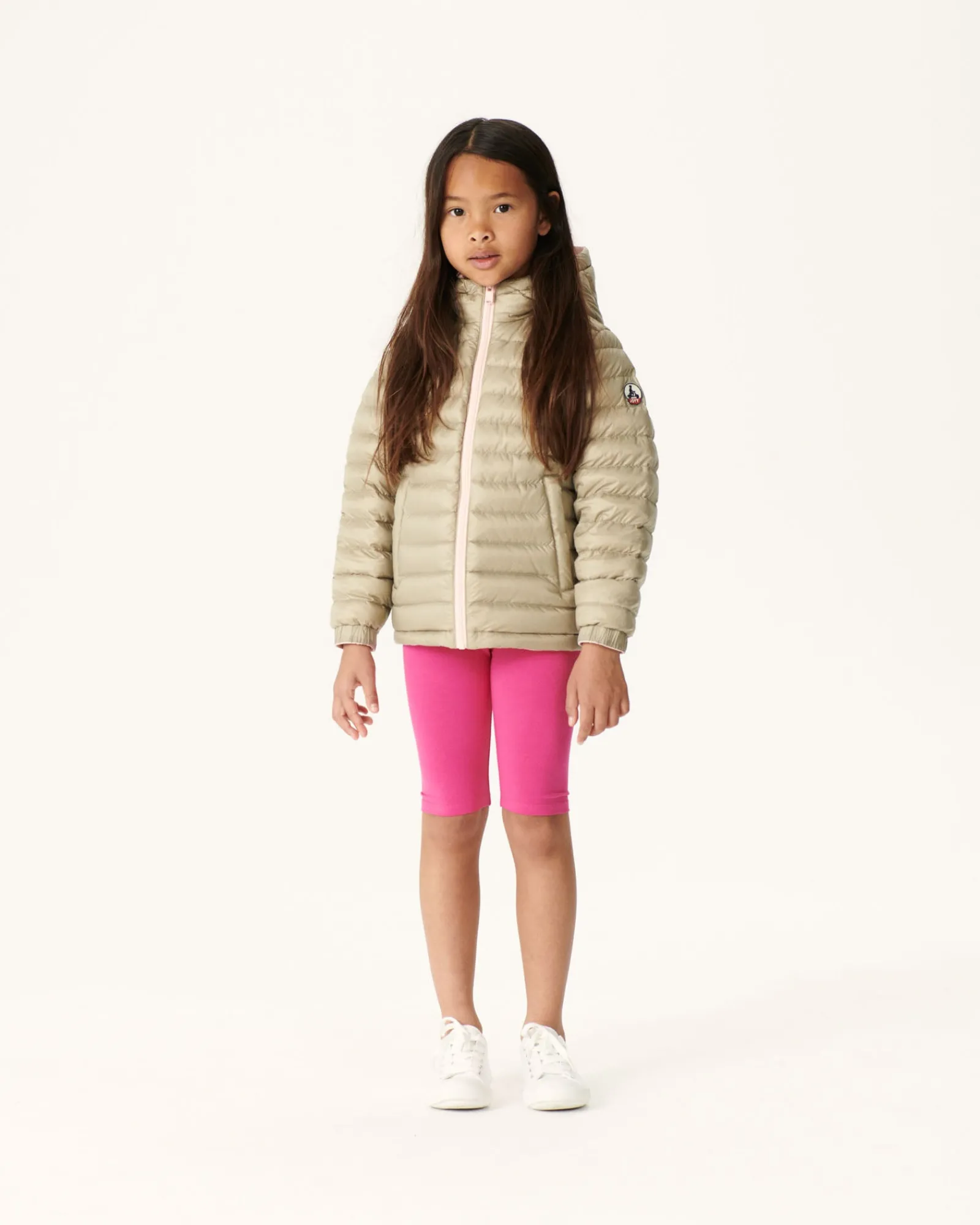 Doudoune Reversible Rose Clair/Beige Enfant Zurich*JOTT Outlet