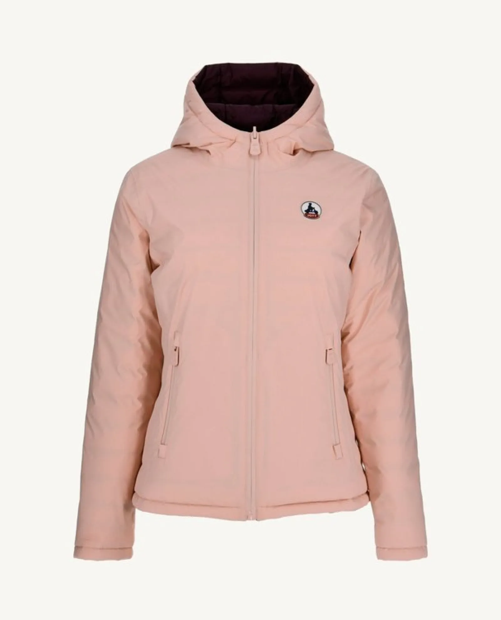 Doudoune Reversible Rose Pale/Aubergine Vienne*JOTT Fashion