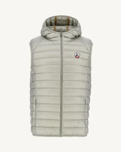Doudoune Sans Manches A Capuche Sauge Pat*JOTT Flash Sale