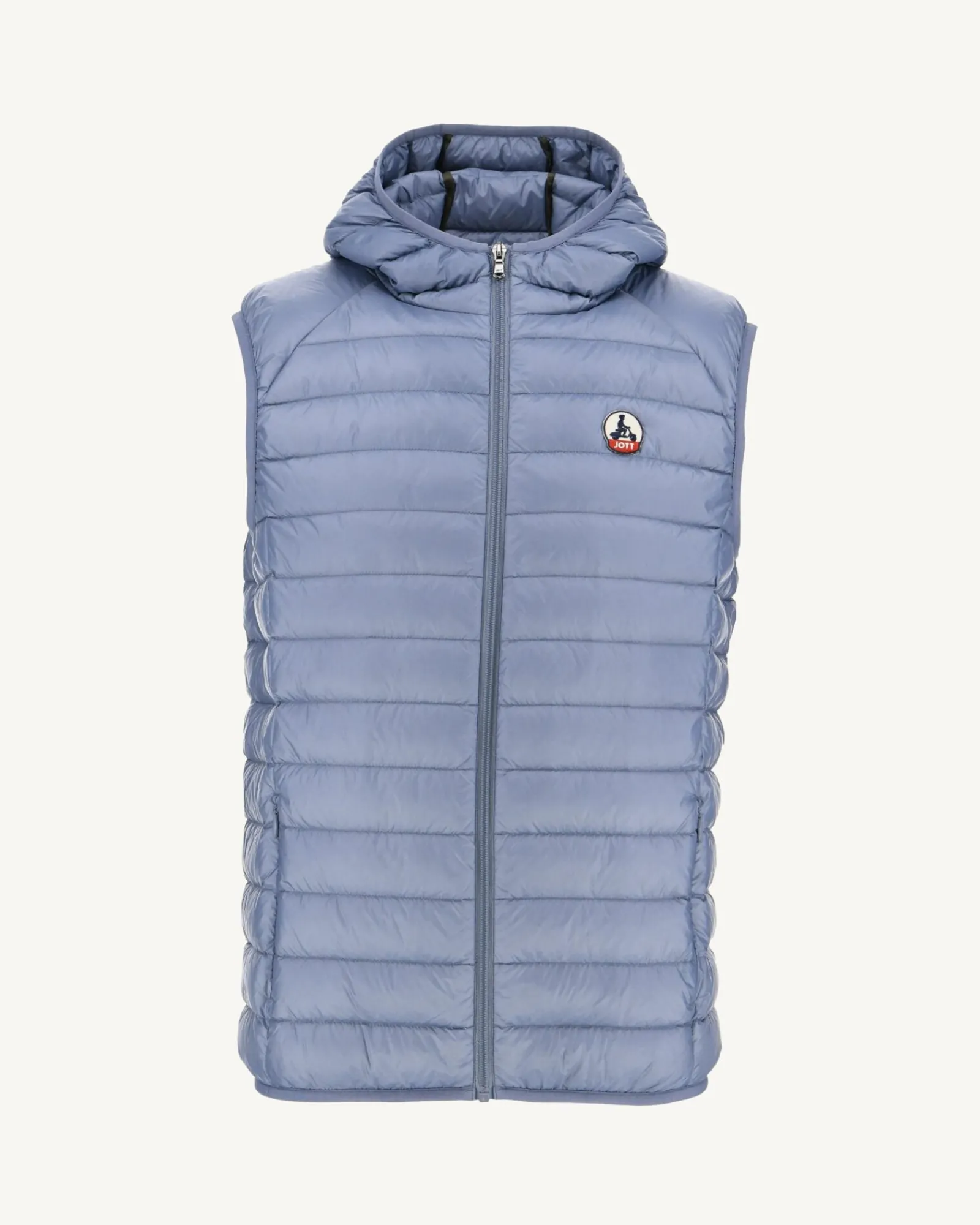 Doudoune Sans Manches A Capuche Bleu Delave Pat*JOTT Online