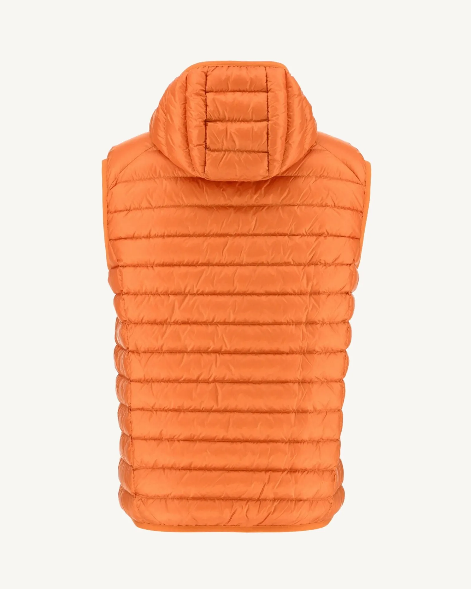 Doudoune Sans Manches A Capuche Orange Pat*JOTT New
