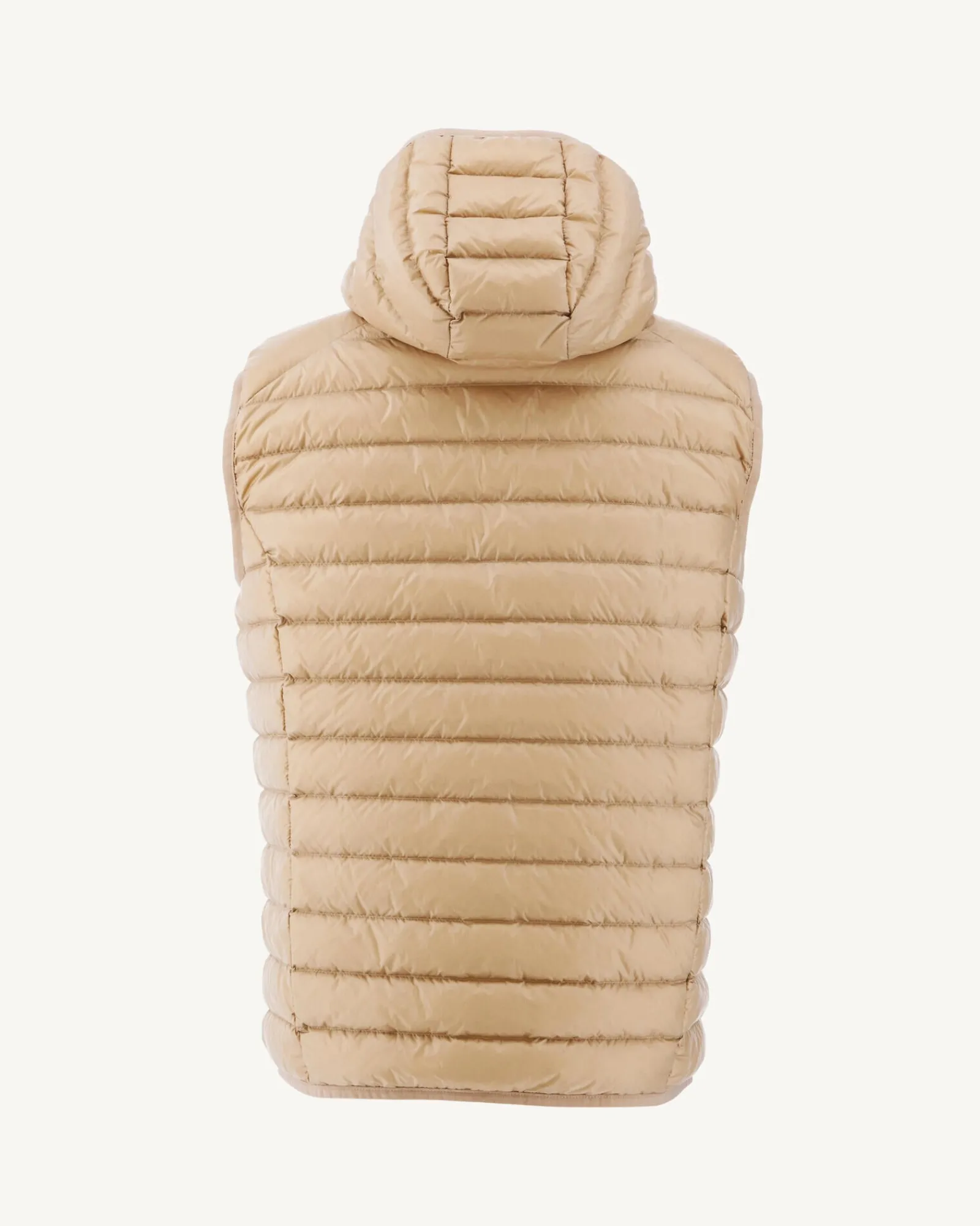 Doudoune Sans Manches A Capuche Beige Pat*JOTT Sale