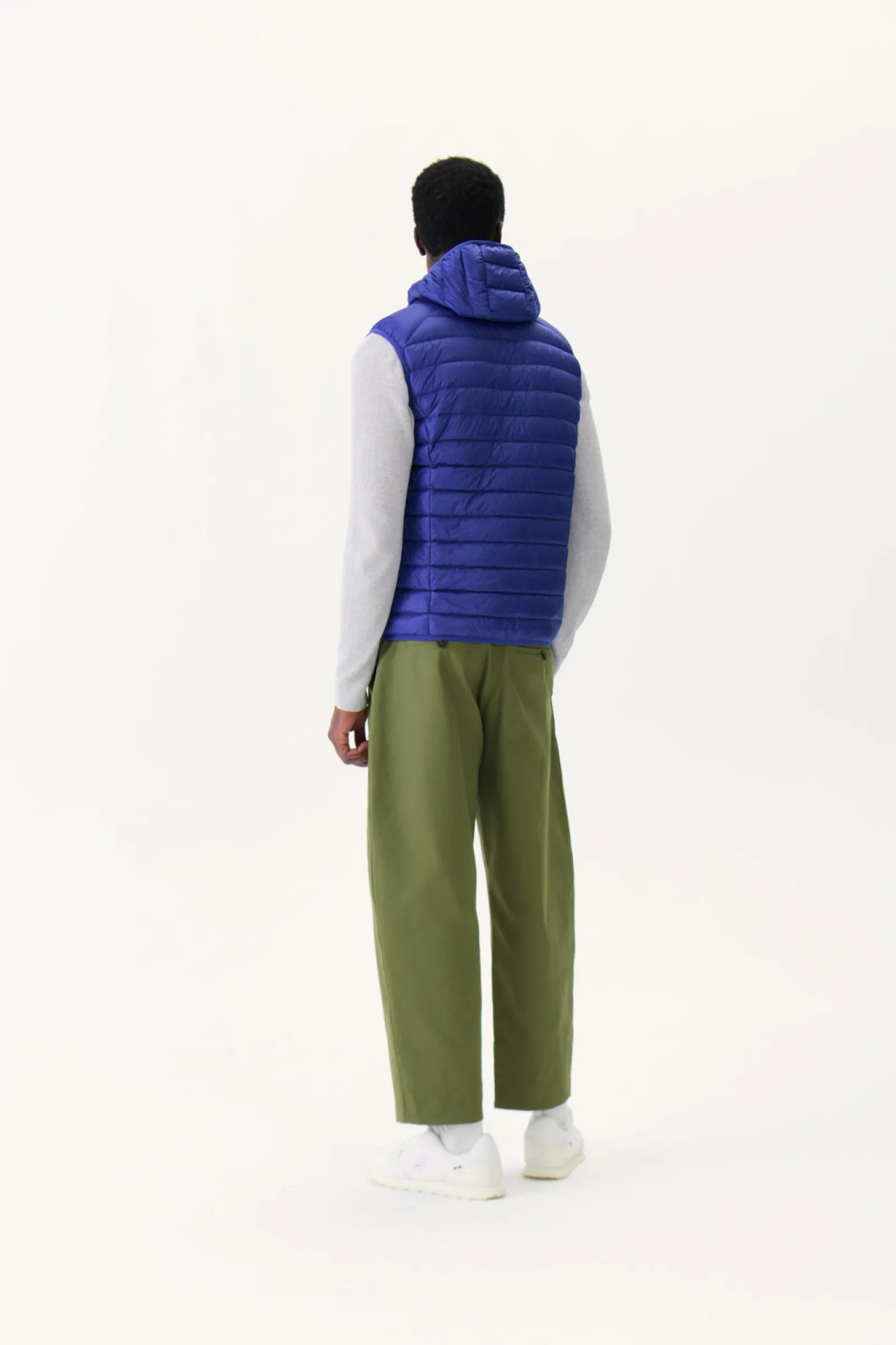 Doudoune Sans Manches A Capuche Dark Denim Pat*JOTT Online