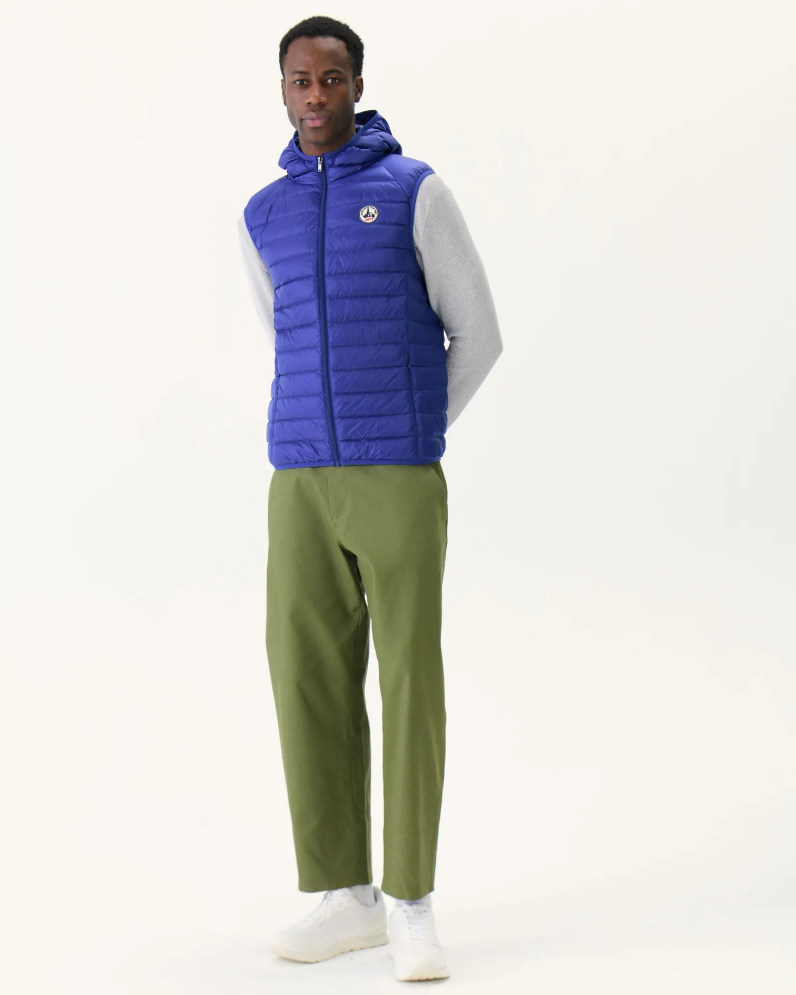 Doudoune Sans Manches A Capuche Dark Denim Pat*JOTT Online